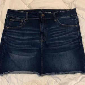 American eagle jean skirt